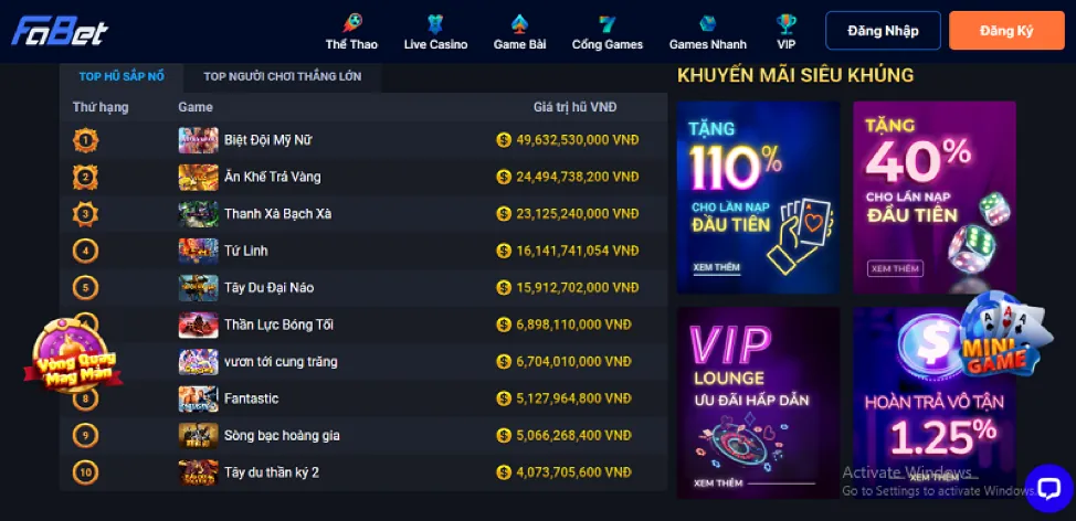 Cập nhật khuyến mãi you88 bet liên tục